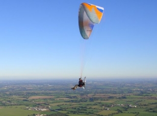  Vuelo en paramotor cerca de Saumur 
